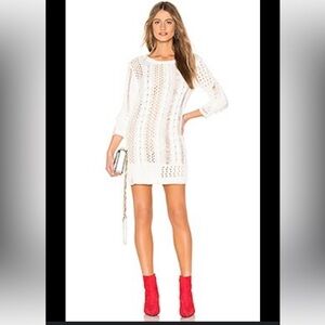 Lovers + Friends Distressed Sweater Dress